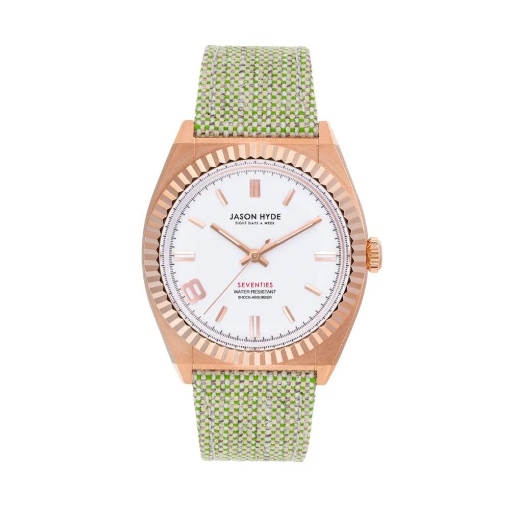 Jason Hyde Women's Green Textile Watch
