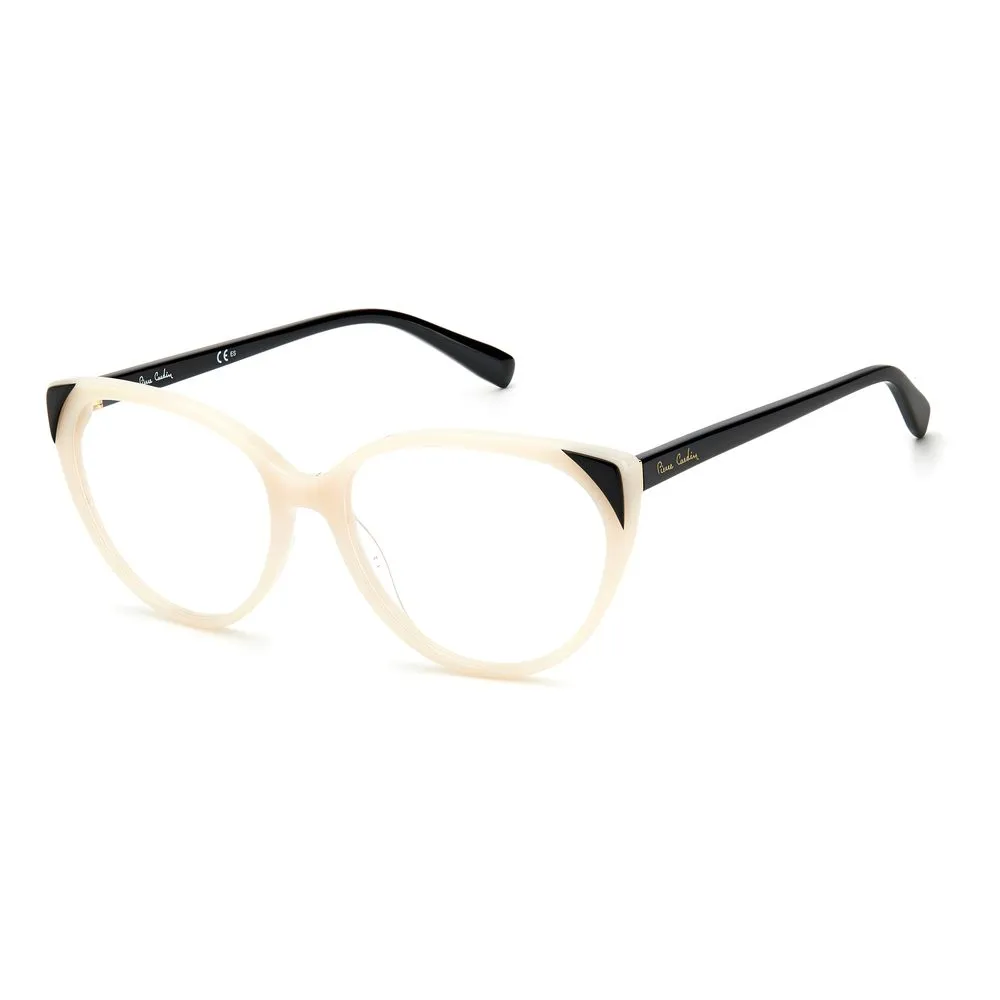 Pierre Cardin Women's Black And White Acetate Frames