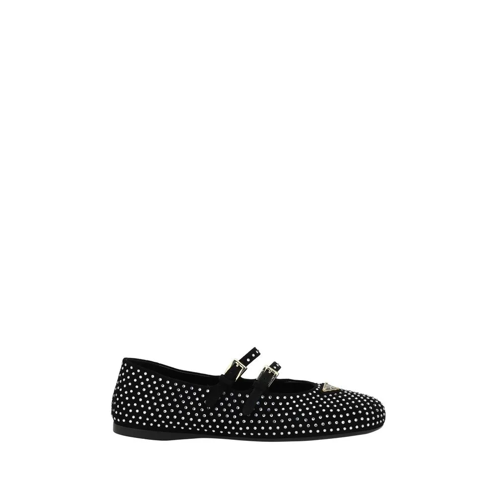 Prada Women's Rhinestone Ballerinas