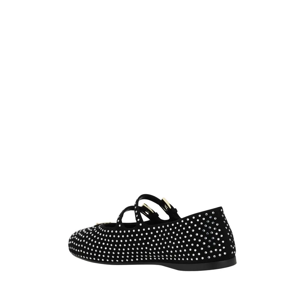 Prada Women's Rhinestone Ballerinas