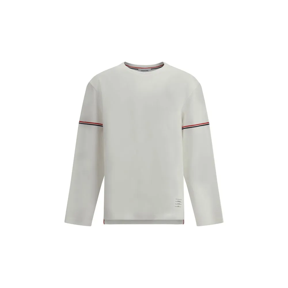 Thom Browne Men's Long Sleeve Jersey whit iconic bands