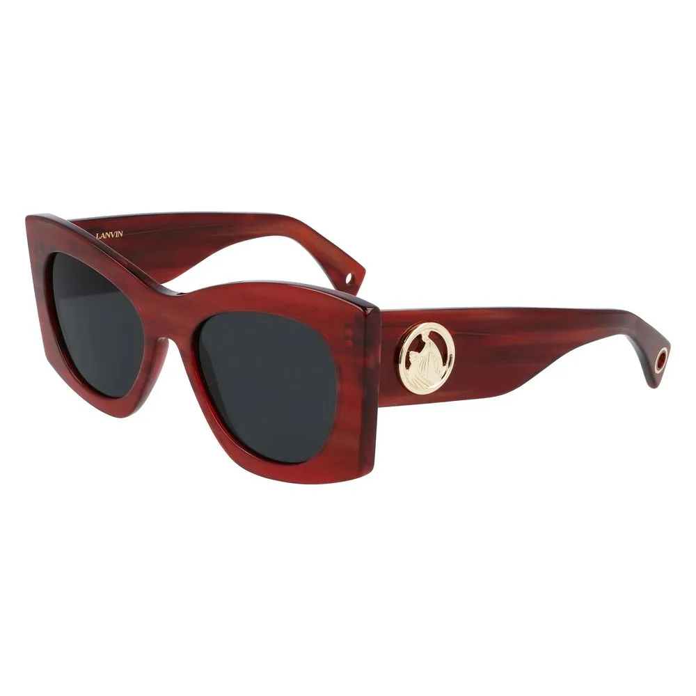 Lanvin Women's Red Acetate Sunglasses