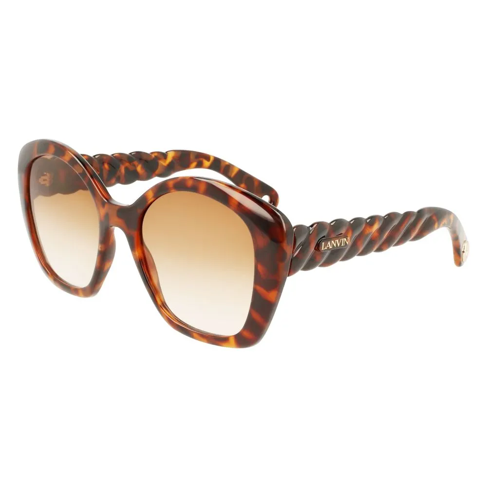 Lanvin Women's Brown Bio Injected Sunglasses