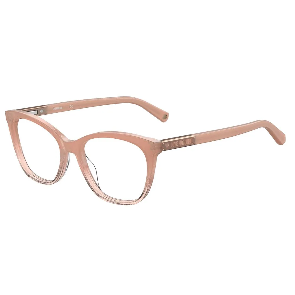 Love Moschino Women's Beige Acetate Frames