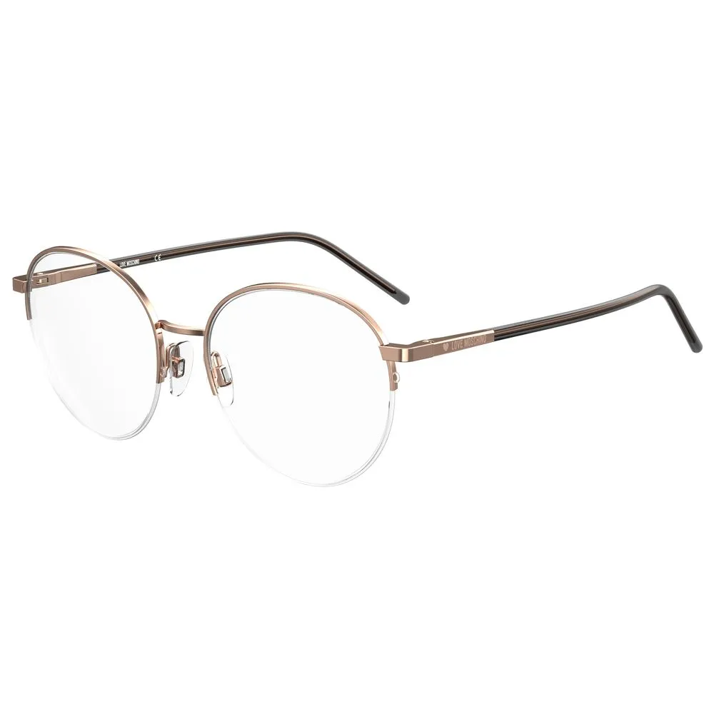 Love Moschino Women's Gold Metal Frames
