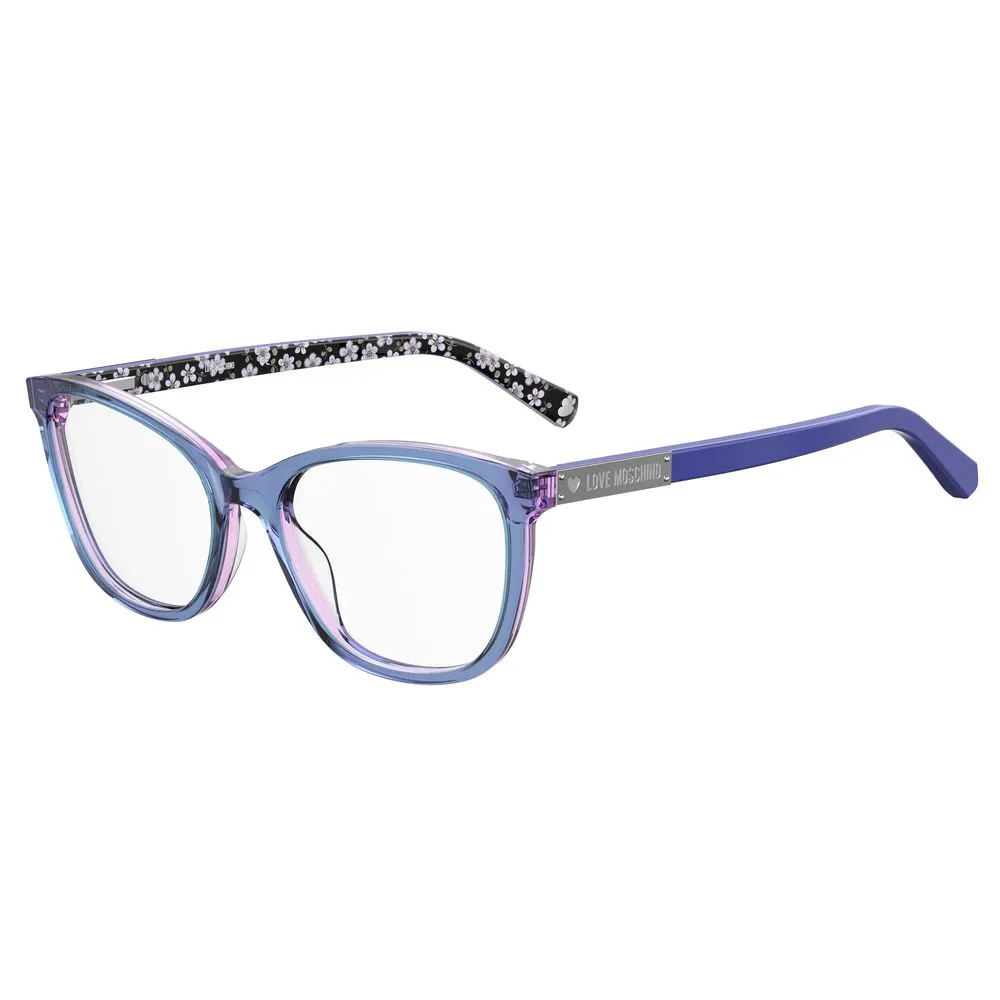 Love Moschino Women's Blue Acetate Frames