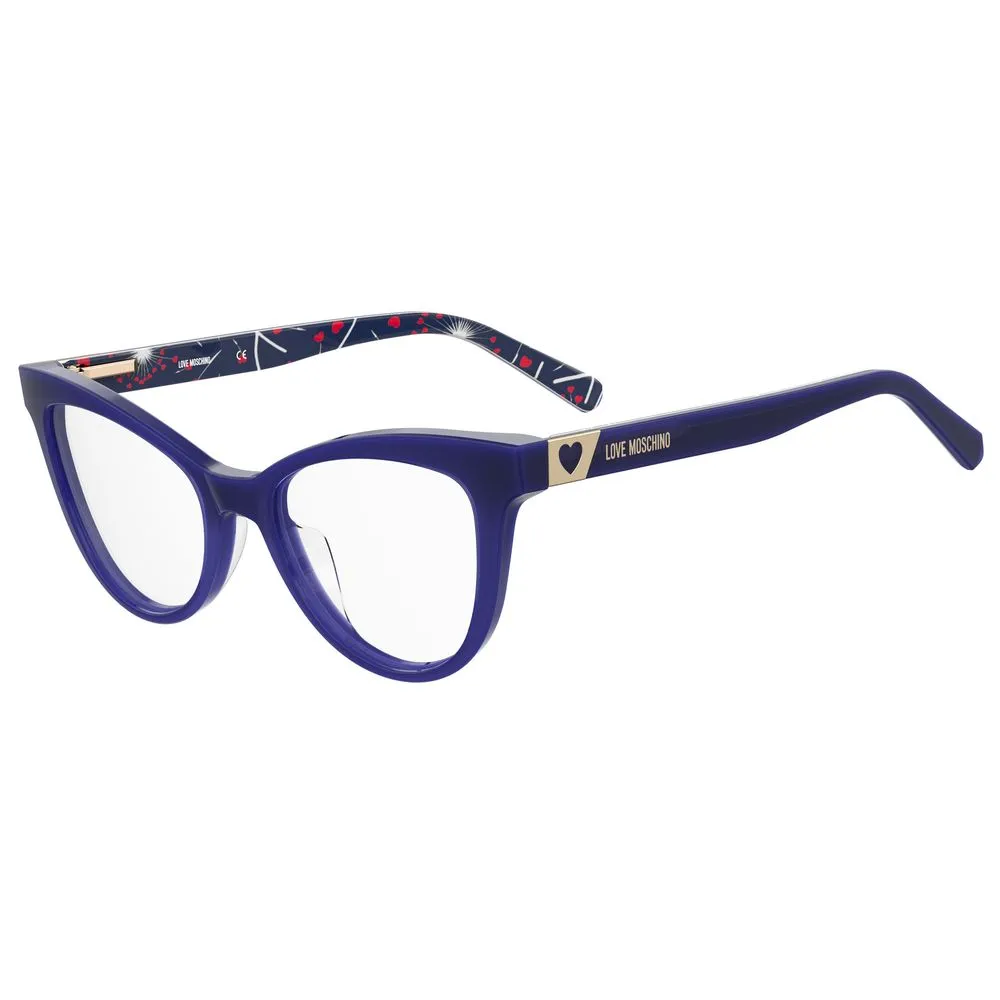 Love Moschino Women's Blue Acetate Frames