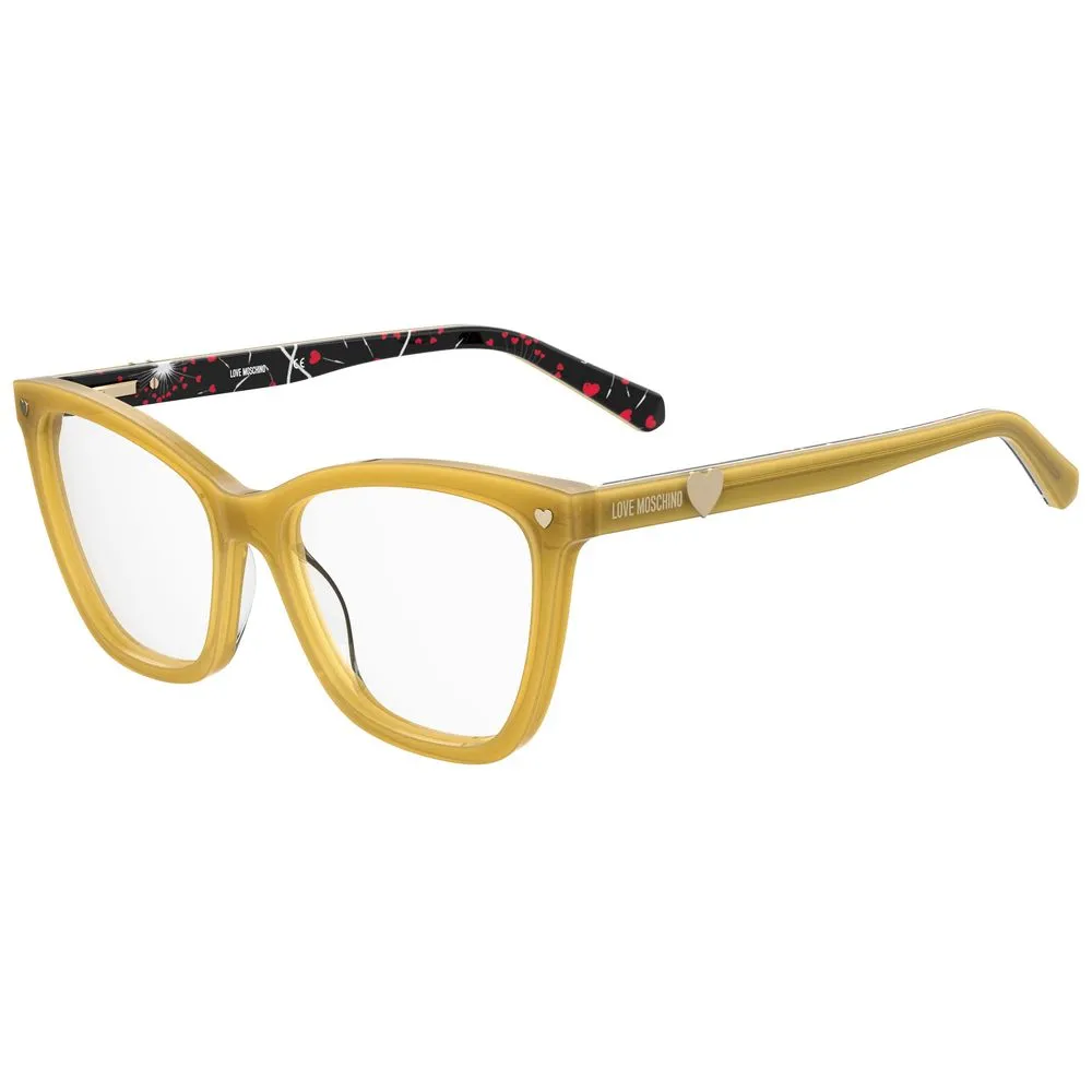 Love Moschino Women's Yellow Acetate Frames