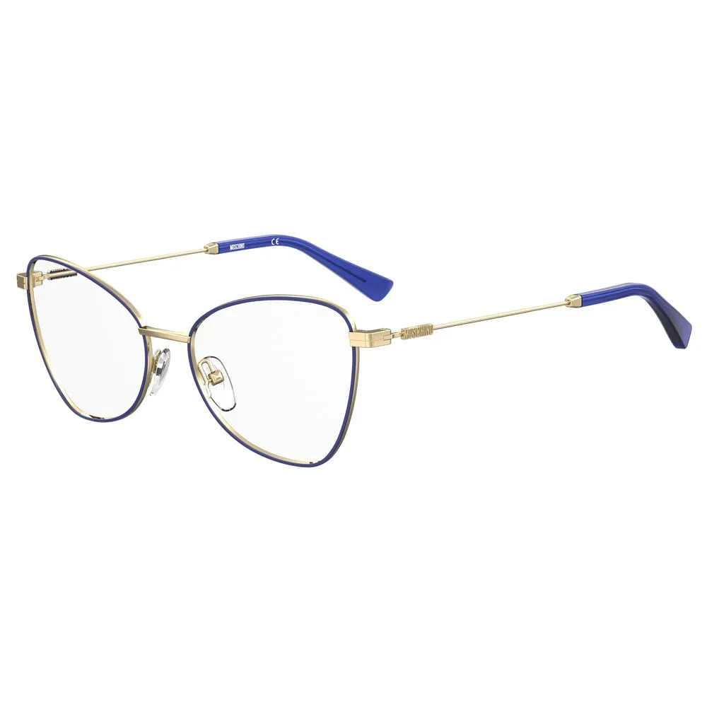 Moschino Women's Blue Metal Frames