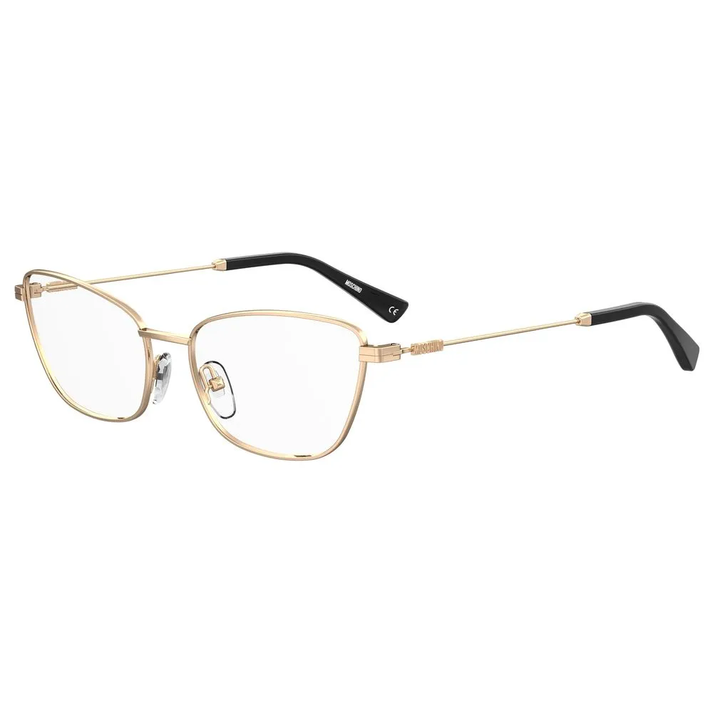 Moschino Women's Rose Gold Metal Frames