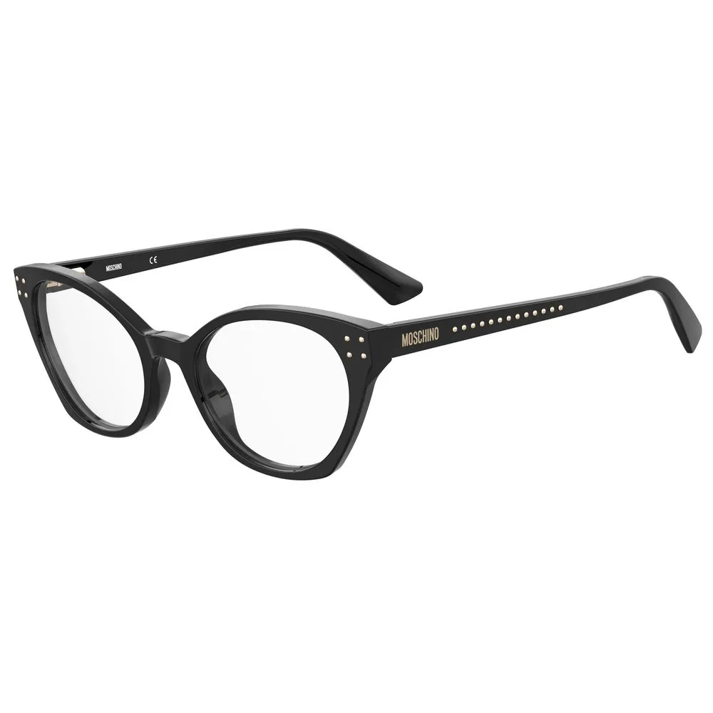Moschino Women's Black Acetate Frames