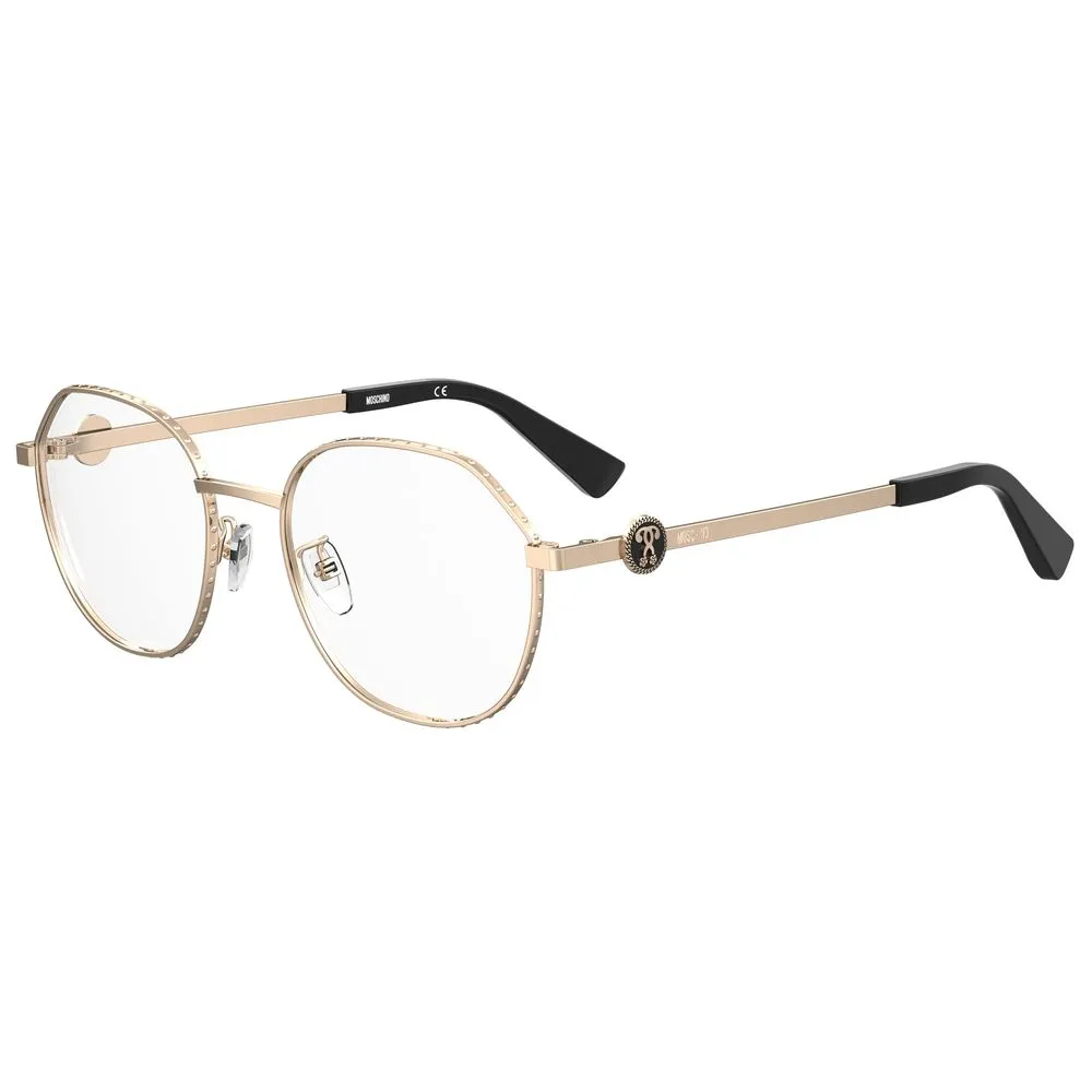 Moschino Women's Rose Gold Metal Frames
