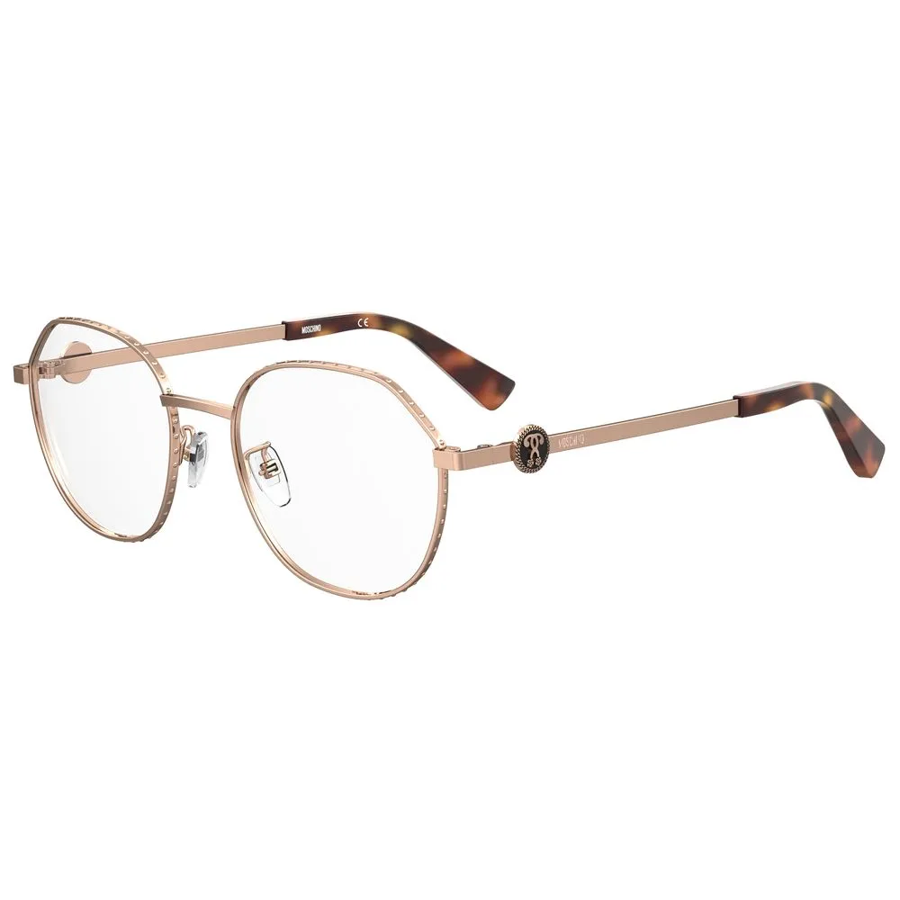 Moschino Women's Gold Metal Frames