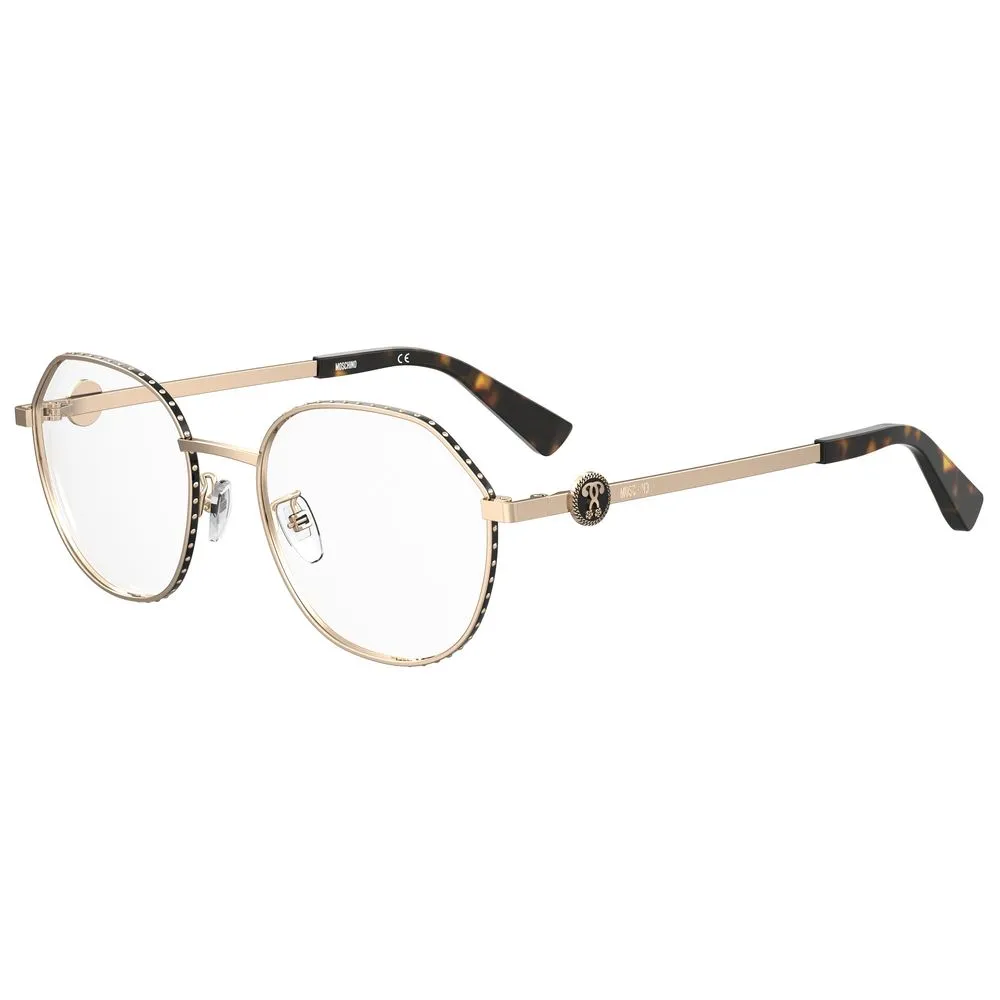 Moschino Women's Gold Metal Frames