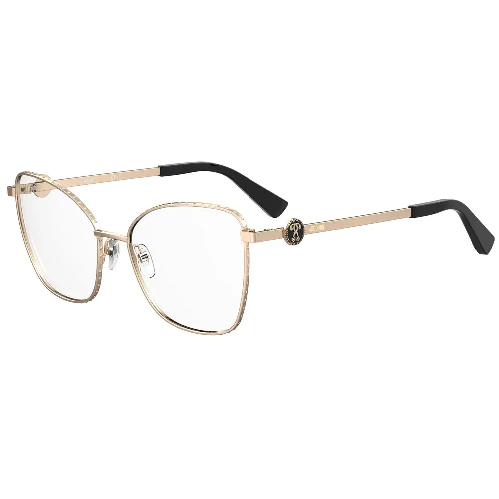 Moschino Women's Rose Gold Metal Frames