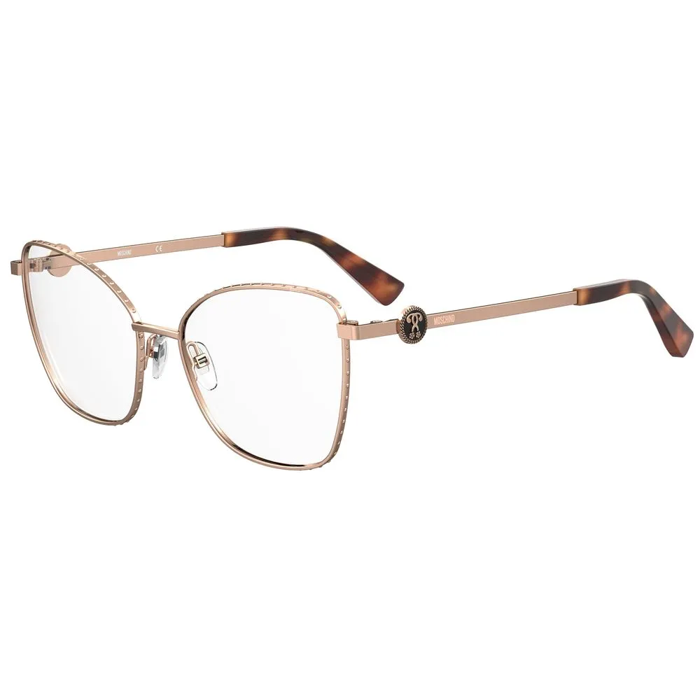 Moschino Women's Gold Metal Frames