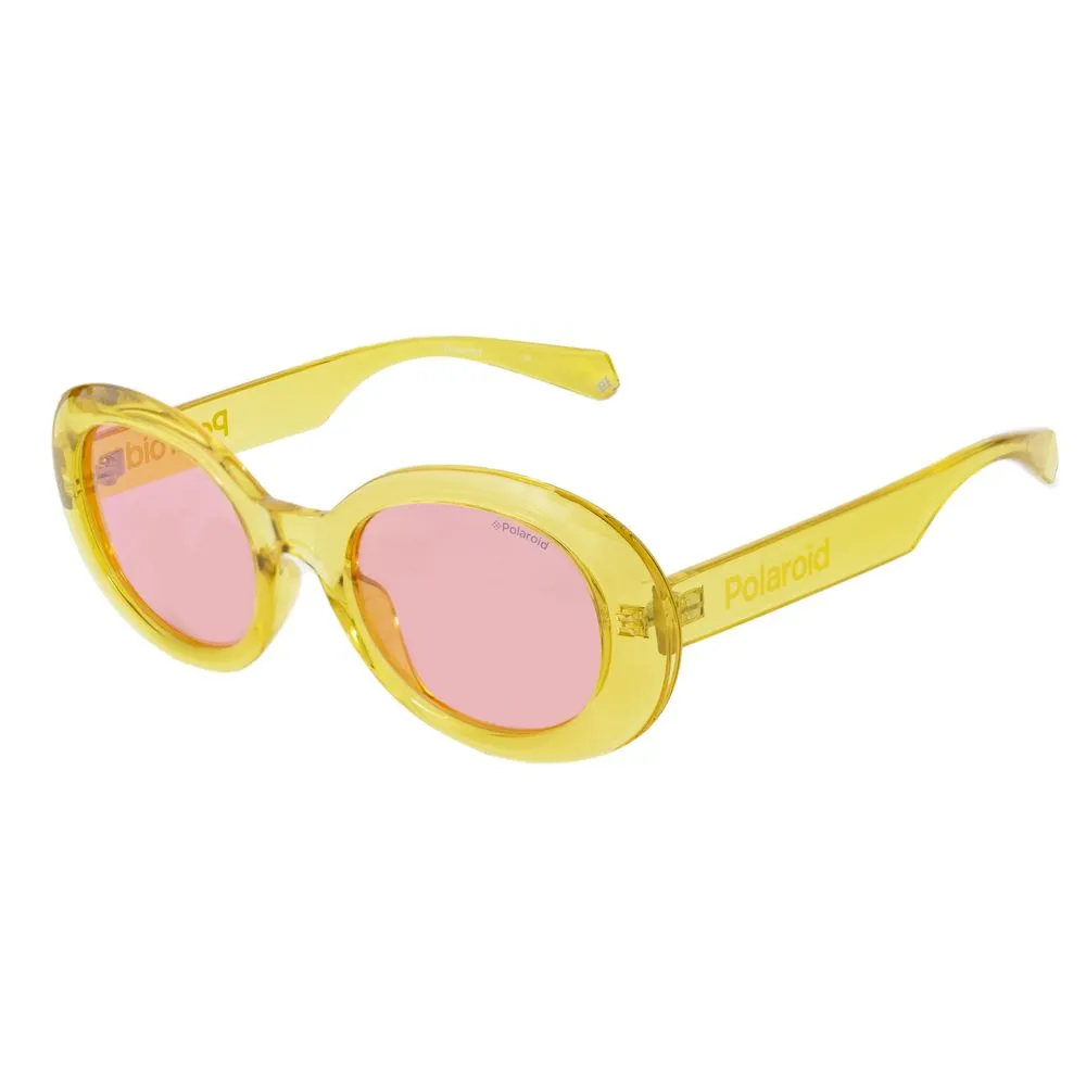 Polaroid Women's Yellow Plastic Sunglasses