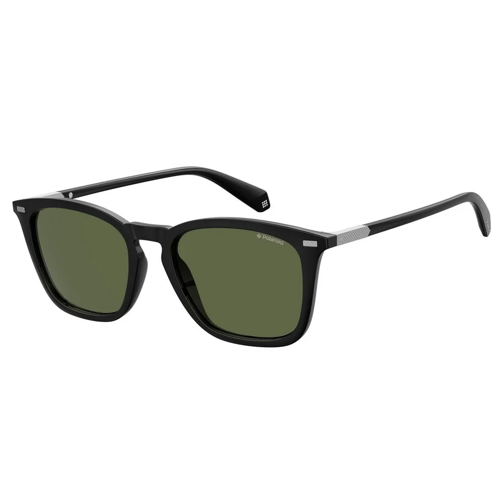 Polaroid Men's Black Plastic Sunglasses