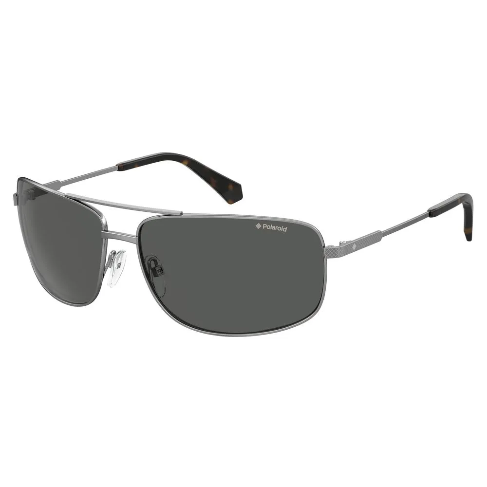 Polaroid Men's Gray Metal Sunglasses