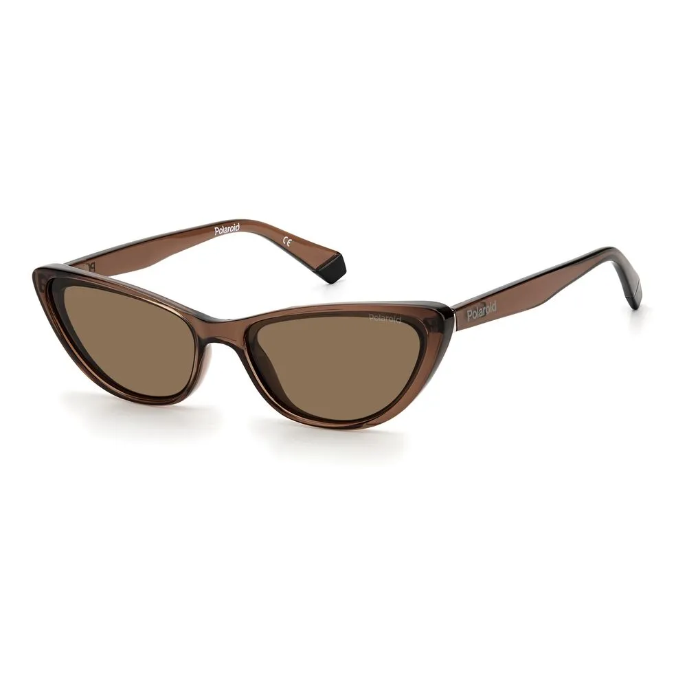 Polaroid Women's Brown Plastic Sunglasses