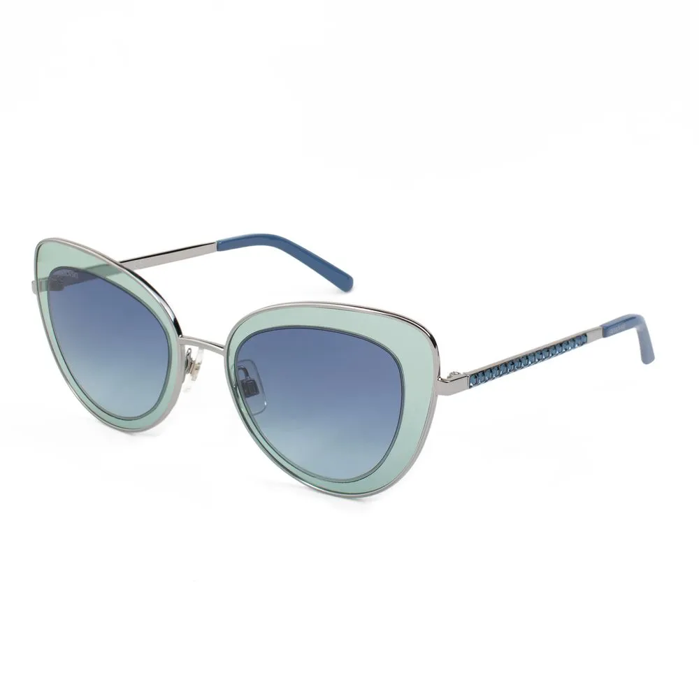 Swarovski Women's Gray Metal Sunglasses