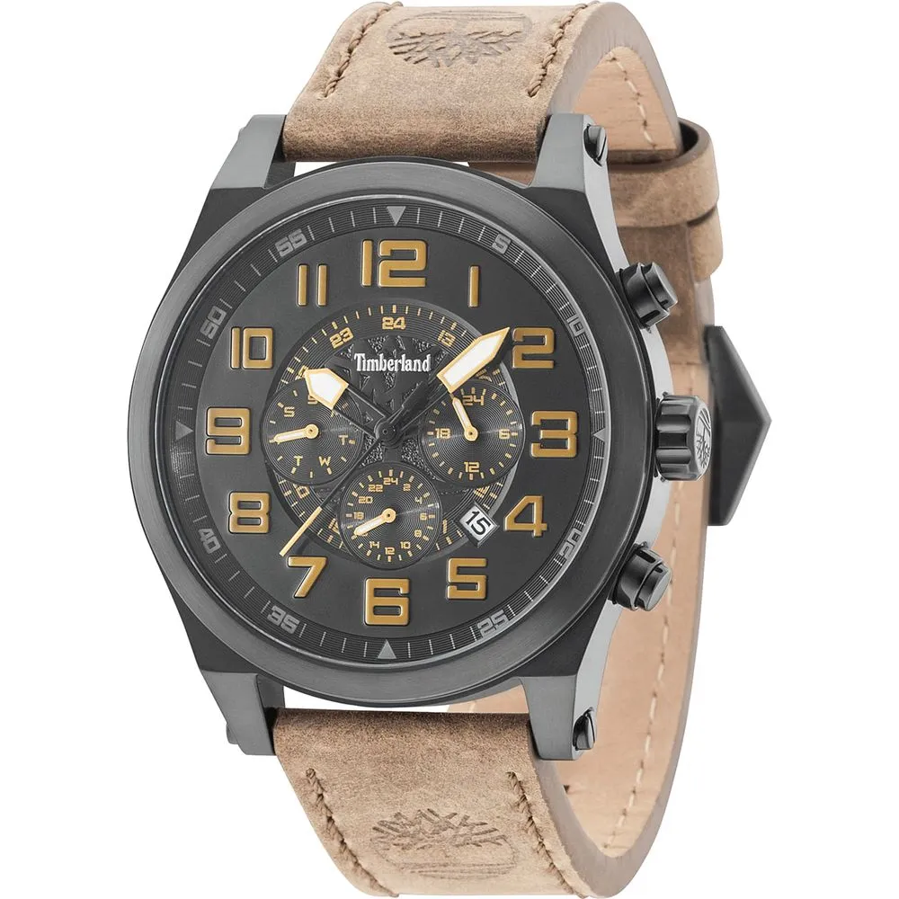 Timberland Men's Brown Leather Watch