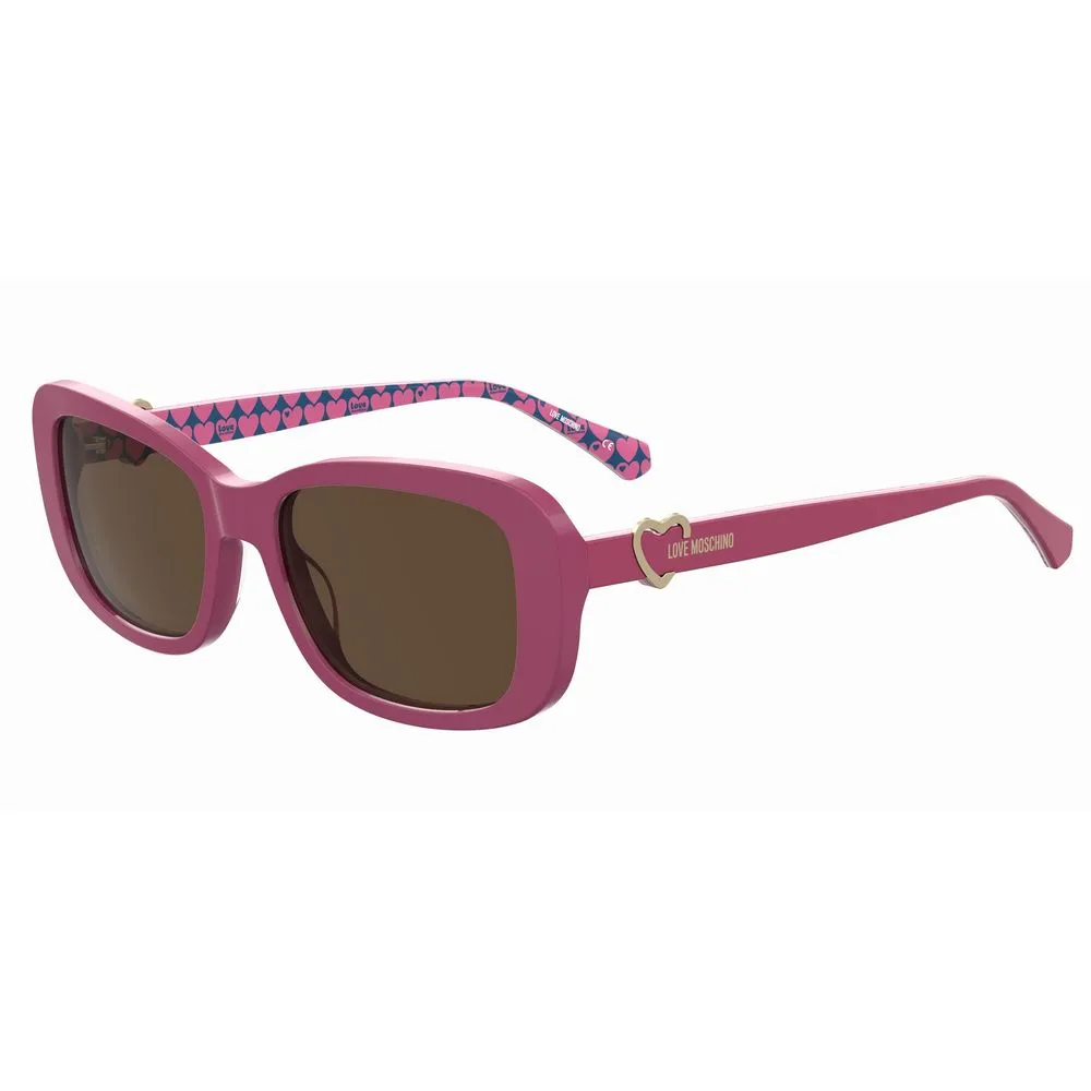 Love Moschino Women's Fuchsia Acetate Sunglasses
