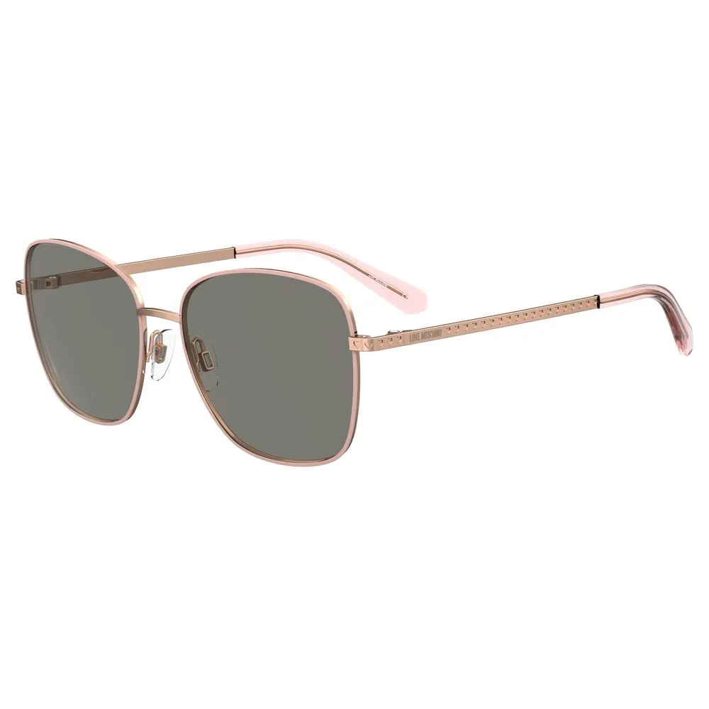 Love Moschino Women's Brown Metal Sunglasses