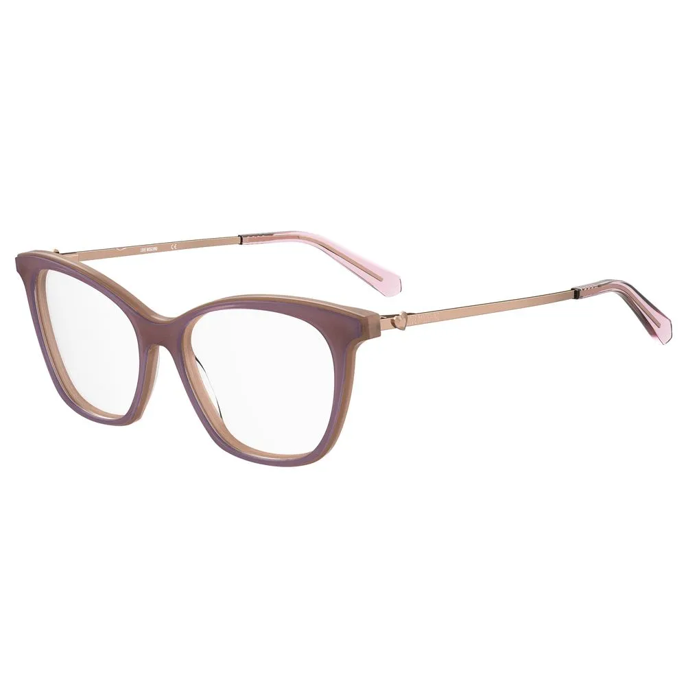 Love Moschino Women's Beige Acetate Frames