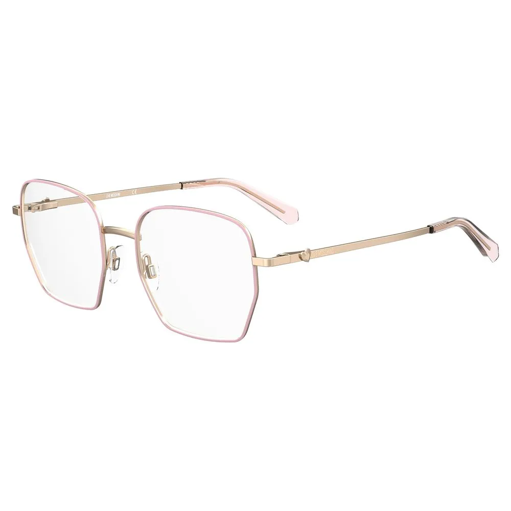Love Moschino Women's Gold Metal Frames