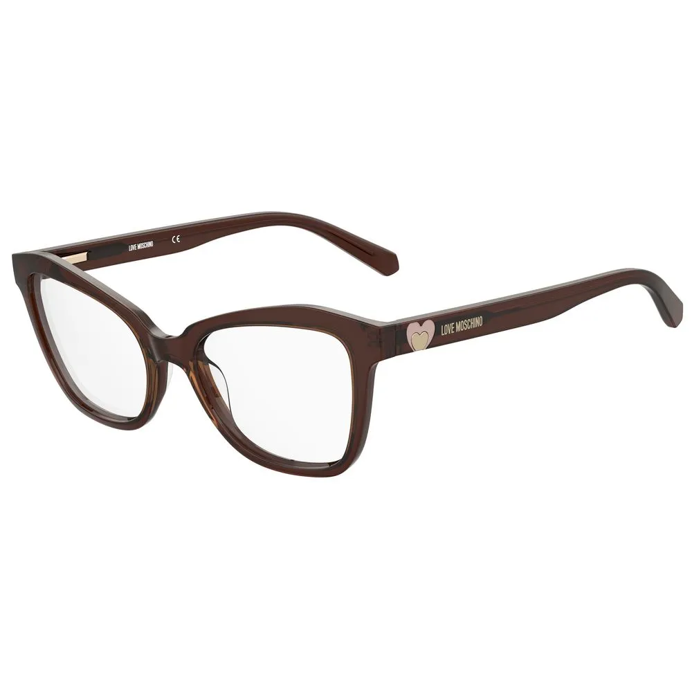 Love Moschino Women's Brown Acetate Frames