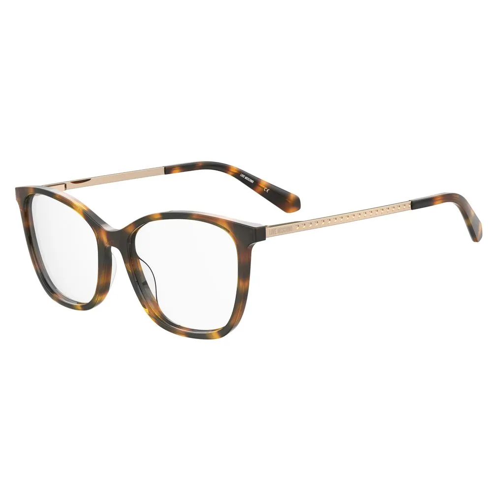 Love Moschino Women's Brown Acetate Frames