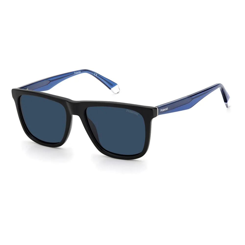 Polaroid Men's Black Acetate Sunglasses