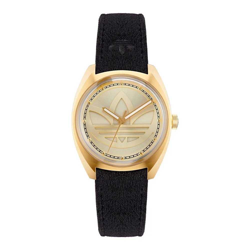Adidas Women's Black Leather Watch