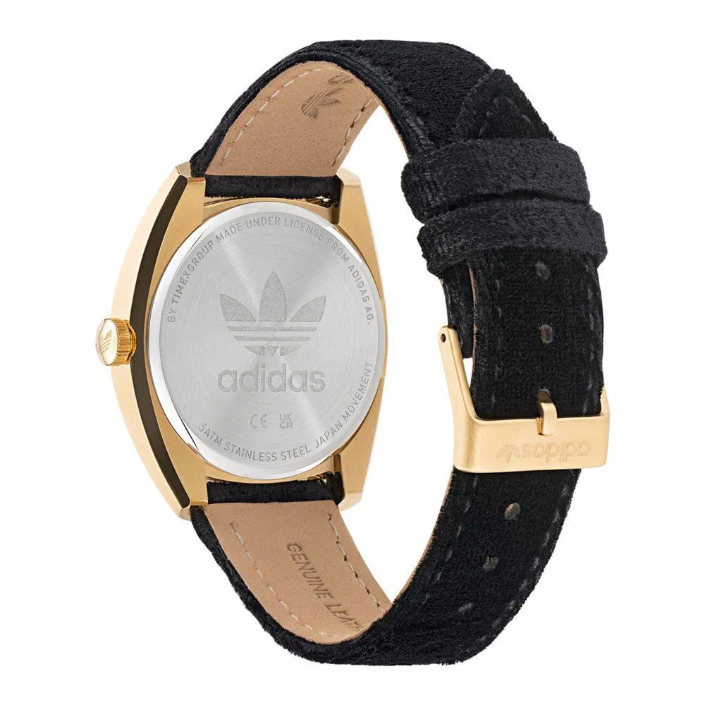 Adidas Women's Black Leather Watch