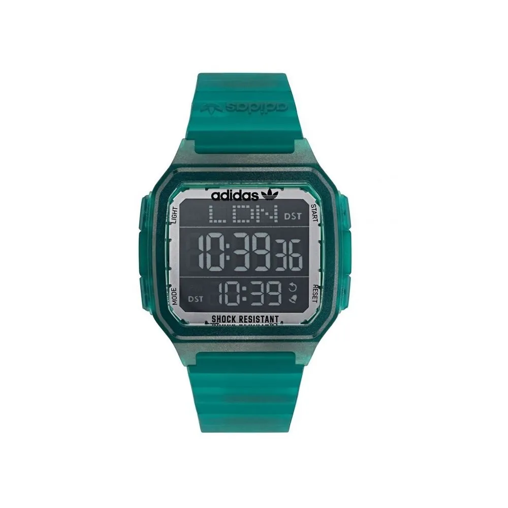 Adidas Men's Green Resin Watch