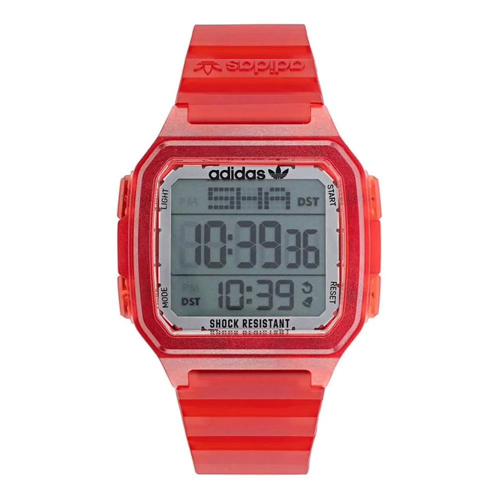 Adidas Women's Red Resin Watch