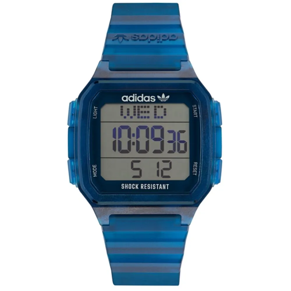 Adidas Men's Blue Resin Watch