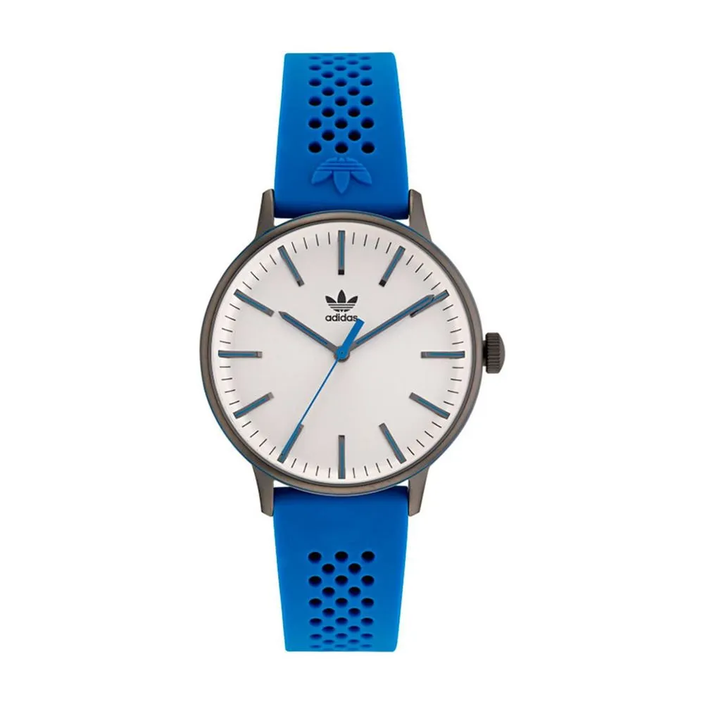 Adidas Unisex Blue Rubber Watch