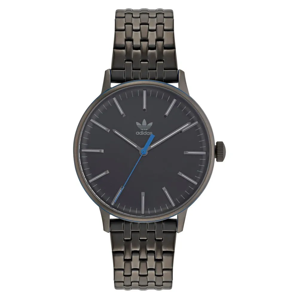 Adidas Unisex Black Stainless Steel Watch