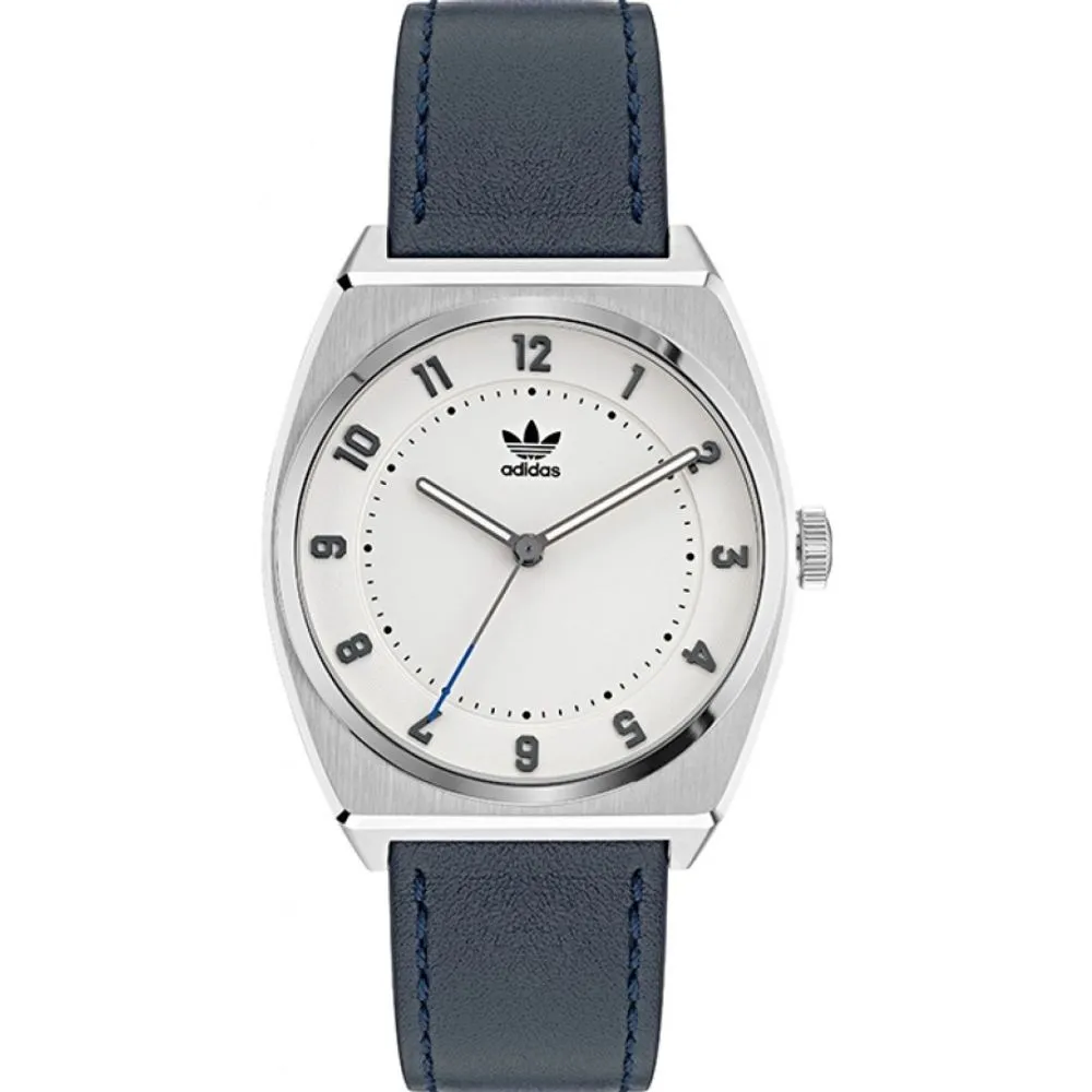 Adidas Men's Blue Leather Watch