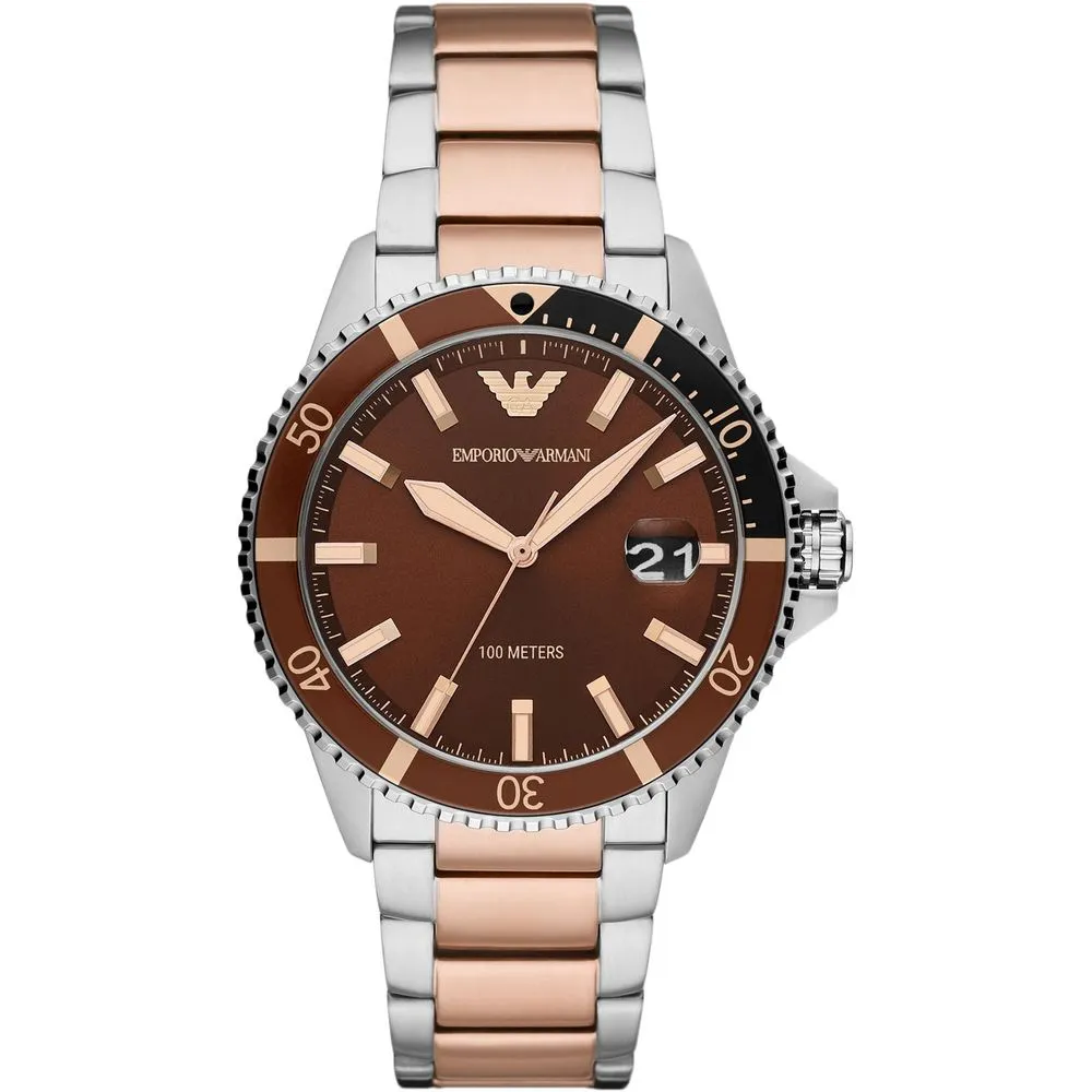 Armani Men's Multicolor Stainless Steel Watch