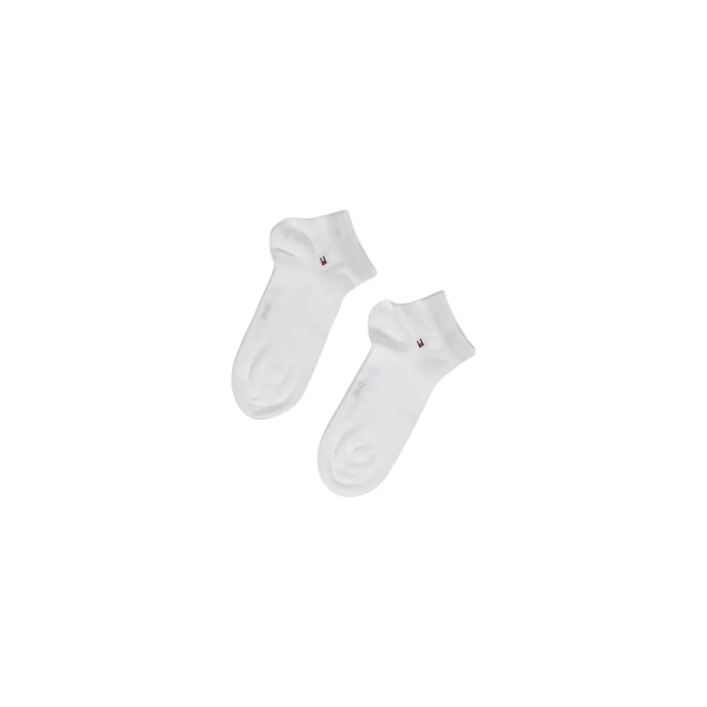 Tommy Hilfiger Men's White Cotton Sock