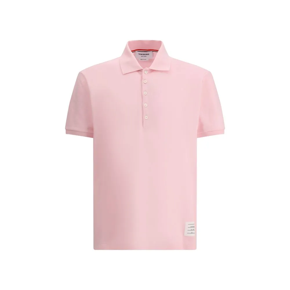Thom Browne Men's Polo Shirt whit iconic bands