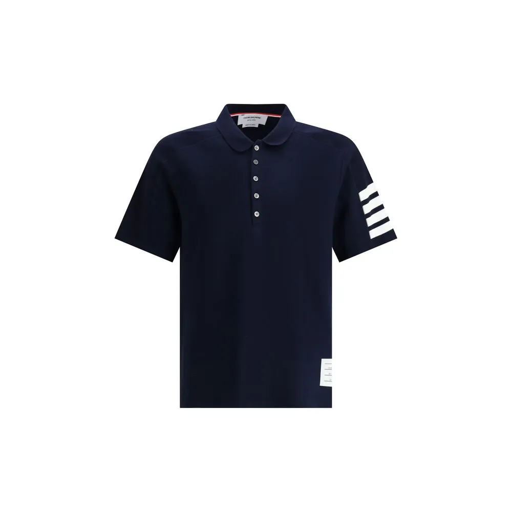 Thom Browne Men's Cotton Polo Sweater