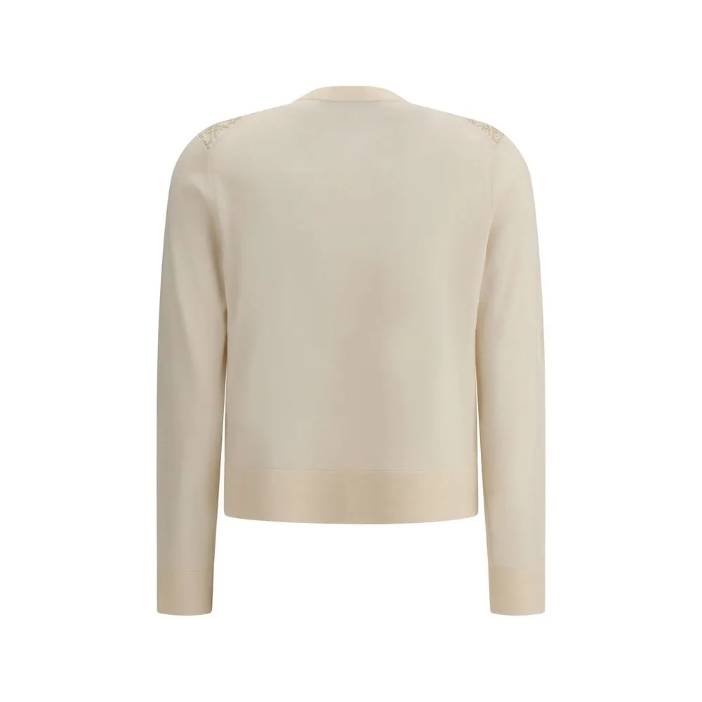 Tory Burch Women's Silk and wool Cardigan with logos