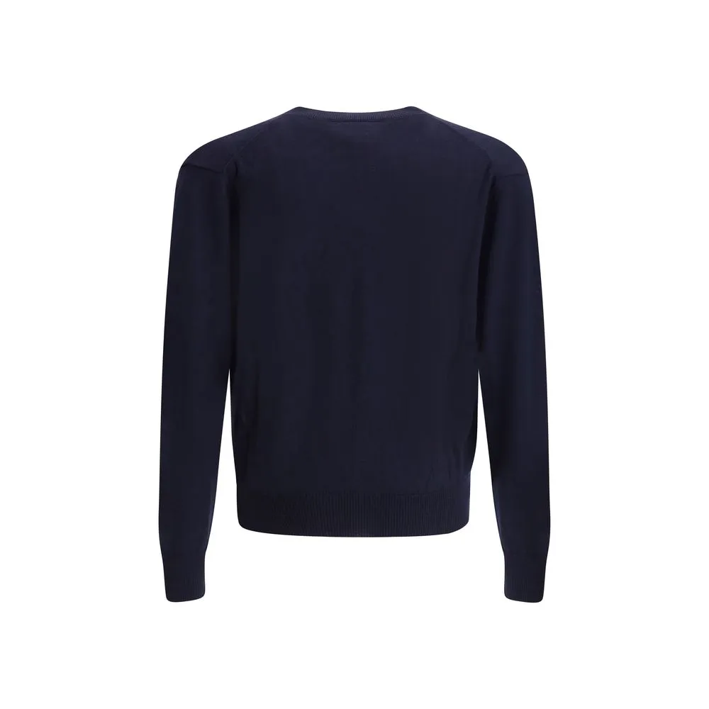 Ami Paris Men's Logoed Cardigan