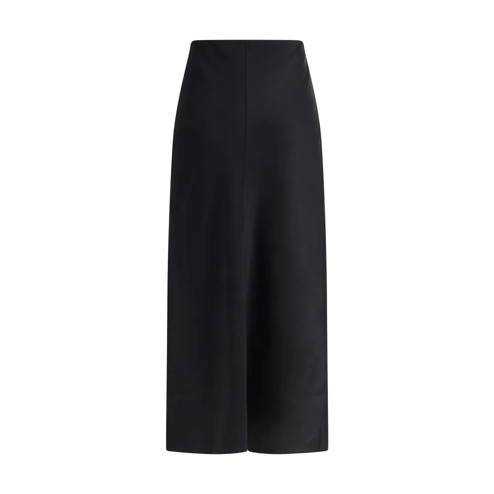 Ami Paris Women's Satin midi Skirt