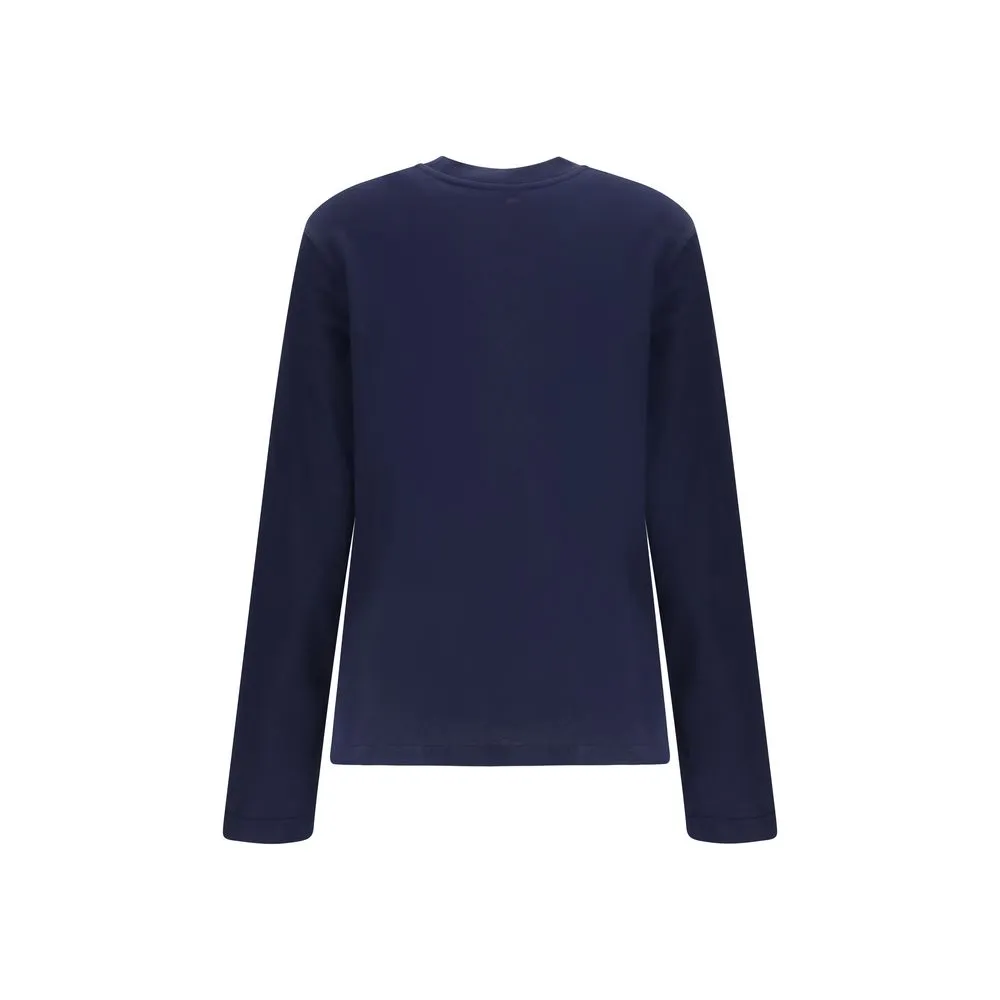 Ami Paris Women's Long sleeve logo Top