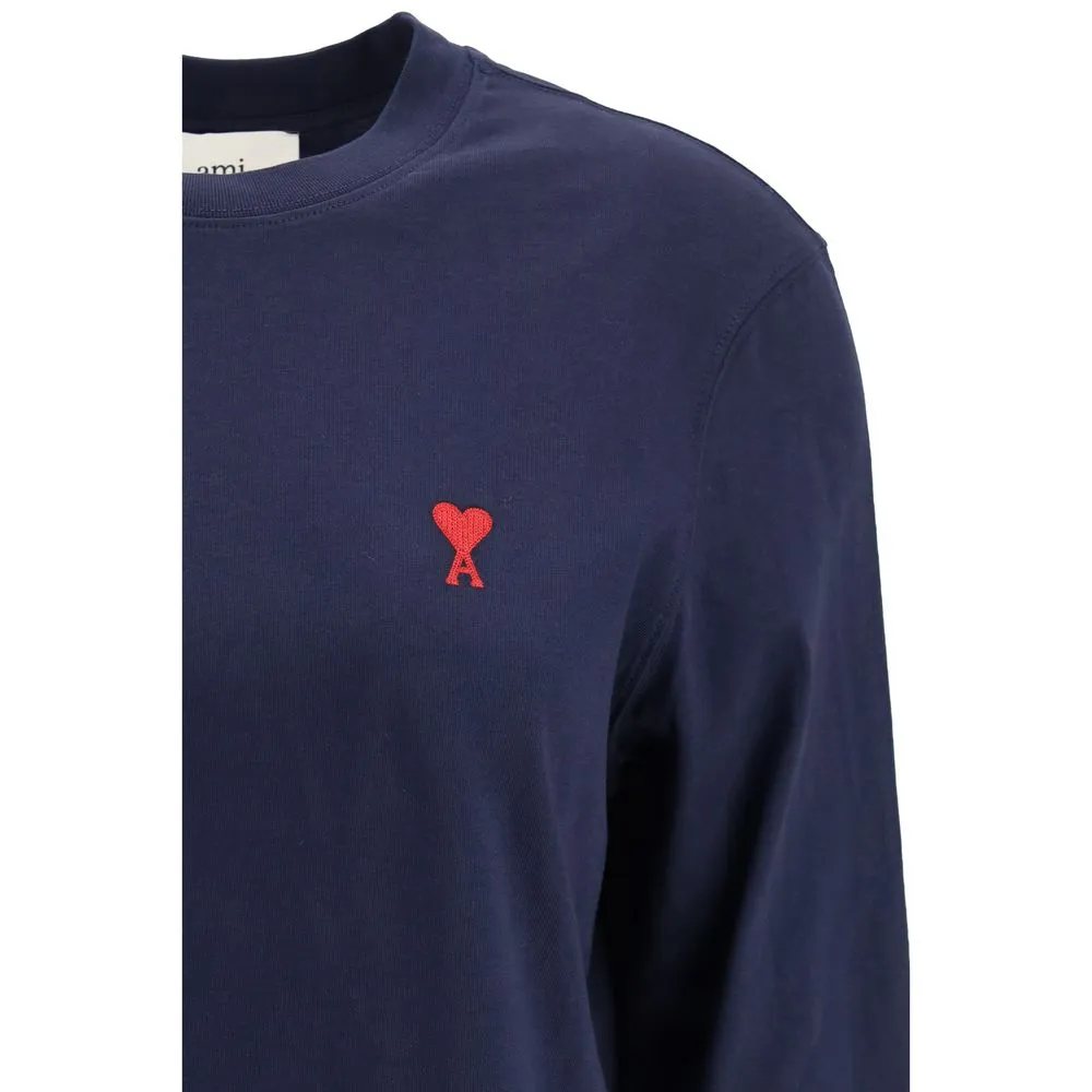 Ami Paris Women's Long sleeve logo Top